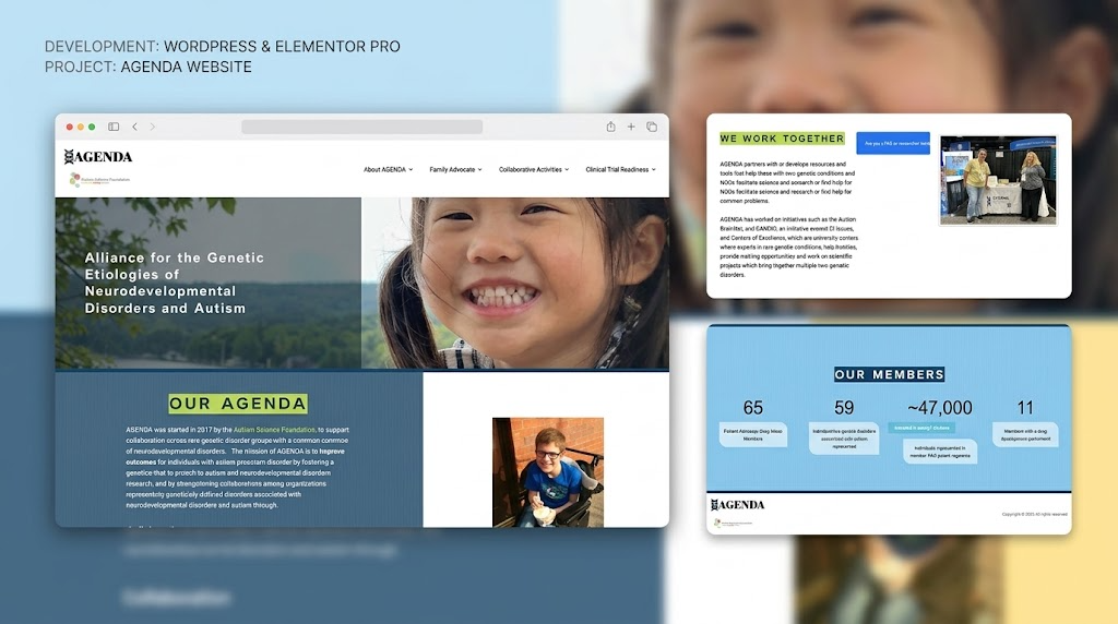 Full-Service WordPress Development for Autism Science Foundation 