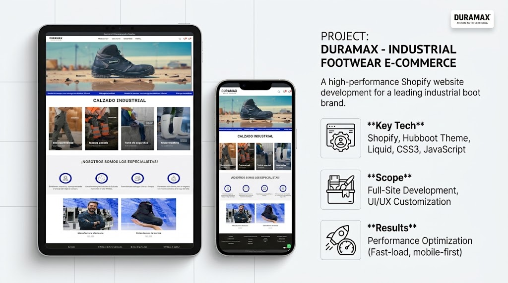 Shopify Development Expert | Calzado Duramax