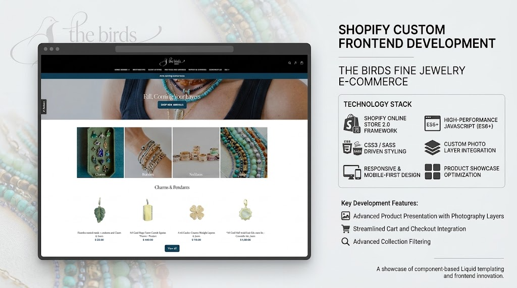 Custom Shopify Development for J. Landa Jewelry