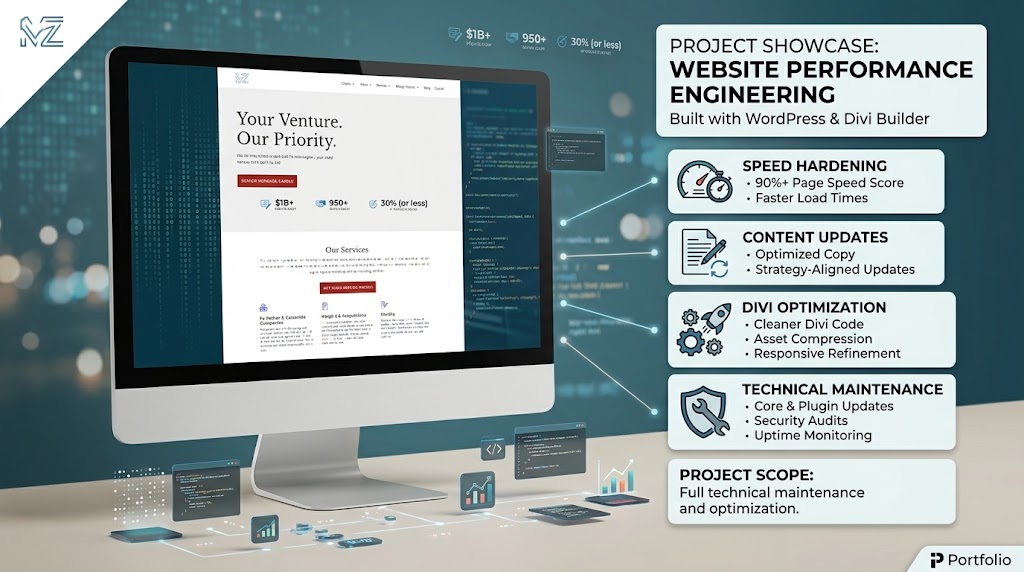 Divi Performance Optimization for SPZ Legal
