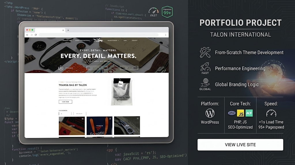 Enterprise WordPress Development for Talon International