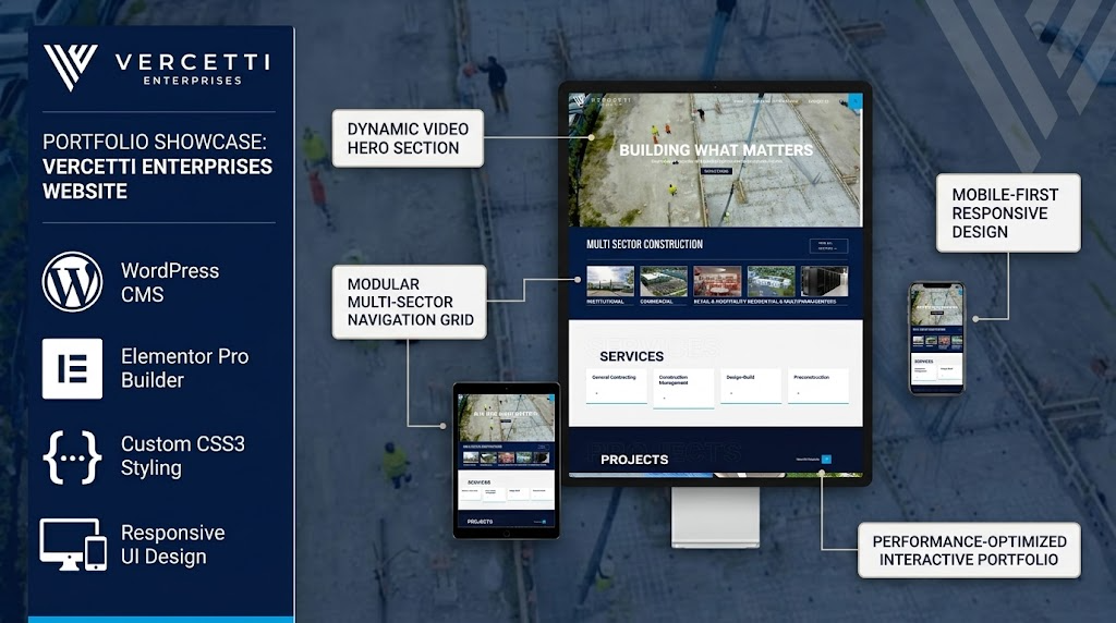 Custom Elementor Pro Development for Vercetti
